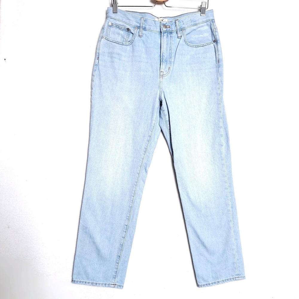Madewell Perfect Vintage Jean 30 Light Wash High Rise Straight Leg Denim‎ C2819